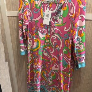 NWT Tabi Colorful Swirl Pucci Pattern Dress XL
